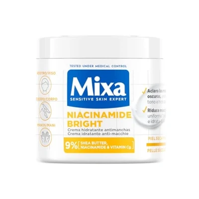 Bild av Mixa Niacinamide Bright Fuktighetskräm mot fläckar 400 ml