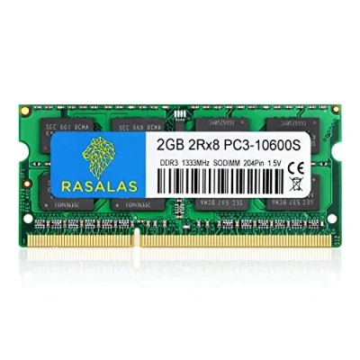 Bild av 2 GB DDR3 1333MHz Sodimm RAM, 2RX8 PC3 10600S 204 PIN CL9 minne för bärbar dator