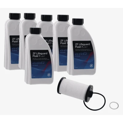 Bild av ZF GETRIEBE 5961.308.601 Jeu de pièces, vidange boîte automatique avec huile, contient un kit complet d’huile VOLKSWAGEN: Golf 7, 5