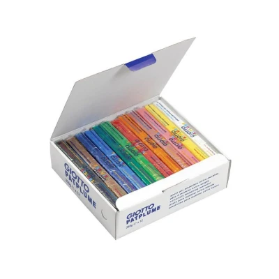 Bild av Giotto 5122 00 Patplume sortiment 12 x 350 gram i blandade färger