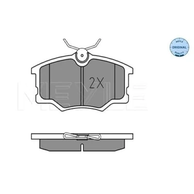 Bild av MEYLE 025 235 4616 Jeu de plaquettes frein ORIGINAL Quality Essieu avant préparé pour indicateur d&#039;usure avec tôle anti bruit OPEL: Corsa B Van