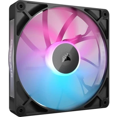 Bild av CORSAIR iCUE LINK RX140 RGB 140 mm PWM Fläkt Magnetiskt Kupollager Enkelfläkt Svart