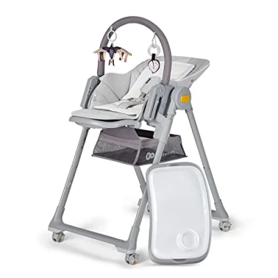 Bild av Kinderkraft Matstol Lastree Grey