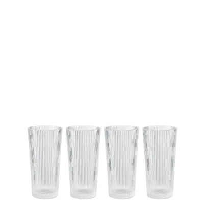 Bild av Stelton Pilastro long drinks glass Glas Clear / 0,3 l 4 pcs L: 7,6 x W: H: 15,5 cm