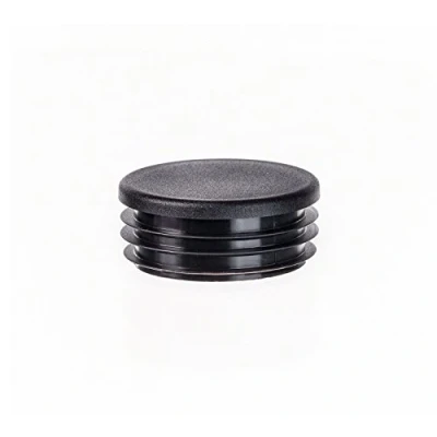 Bild av EMFA Lamellär Plugg runt 40 mm Svart,5 stycken, för rör Rund Stålrör mm, Plastplugg 4 cm