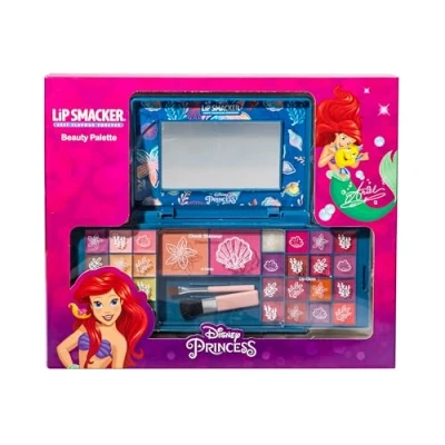 Bild av Lip Smacker Princess Ariel Beauty Palette, Make up Giftset Including Colorful Glosses, Shimmer Creams, Blush &amp; Bronzer for your Kids&#039; Look, Accessories and Mirror are Included