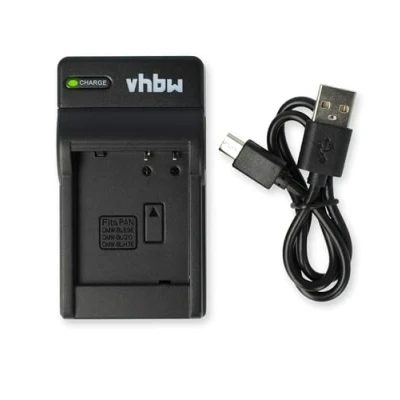 Bild av vhbw laddare kompatibel med Canon Digital Ixus 140, 160, 155, 165, 135, 150, 145, 132, 127 camcorder/batteri laddningsdocka, 4,2 V