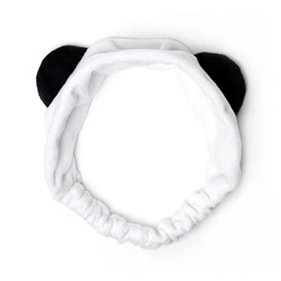 Bild av Bindningar Hårband, Me Time, 24,5 x 11 cm, Polyester, Panda tema, Samla hår för smink, Strugga, Gör ansiktsbehandling, Mjukt pannband