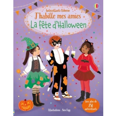 Bild av J&#039;habille mes amies La fête d&#039;Halloween dès 5 ans: Avec plus de 25 autocollants