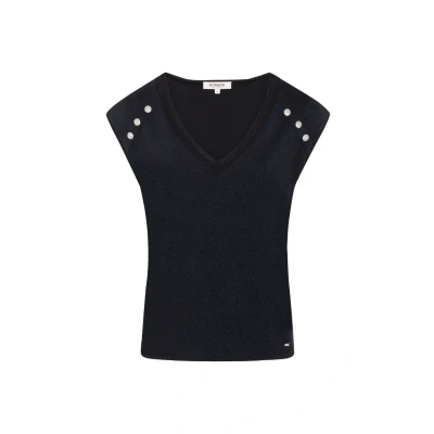 Bild av Morgan Tshirt med print, Storlek: XS, Marine