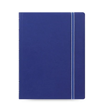 Bild av Filofax A5 påfyllningsbar anteckningsbok klassisk linjerad blå