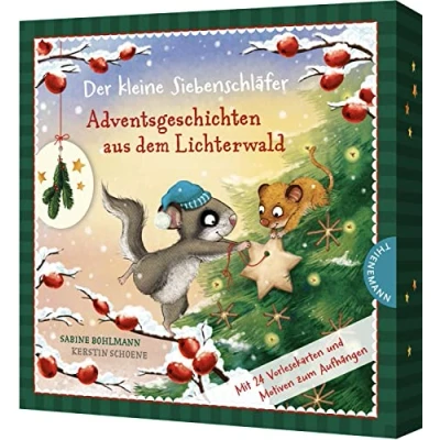 Bild av Der kleine Siebenschläfer: Adventsgeschichten aus dem Lichterwald: Adventskalender Box