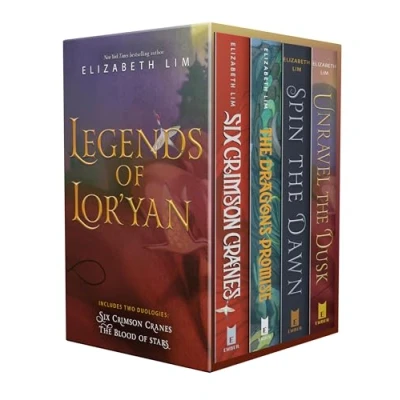 Bild av Legends of Lor&#039;yan 4 Book Boxed Set: Six Crimson Cranes; the Dragon&#039;s Promise; Spin Dawn; Unravel Dusk: 1