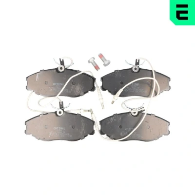 Bild av OPTIMAL BP 10309 Jeu de plaquettes frein Essieu avant contact signal d&#039;usure inclus avec vis d&#039;étrier PEUGEOT: 306 3/5 portes