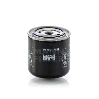 Bild av MANN FILTER W 920/46 Filtre à huile 3/4 16 UNF 1B avec un clapet de non retour vissé