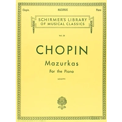 Bild av Mazurkas: Schirmer Library of Classics Volume 28 Piano Solo
