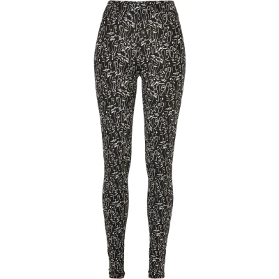 Bild av Urban Classics SOFT AOP Leggings, Storlek: XS, Blackline