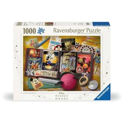 Bild av Ravensburger 12000843 1970 Mickey Moments pussel 1000 bitar för vuxna och barn från 14 år uppåt, Disney pussel, gåva