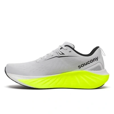 Bild av Saucony Men&#039;s Triumph 22 Sneaker, White/Citron, 10.5