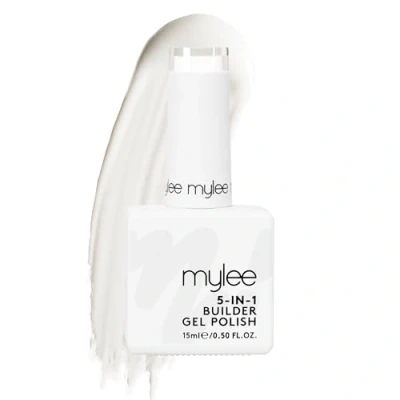 Bild av Mylee 5 I 1 Builder Base Stärkande Gel 15 Ml Uv Led Nagellackrock För Hårda Starka Naglar Tips Förlängningar Nagelkonstdekorationsdekaler Juveler Professionell Manicure Repair (Vit)