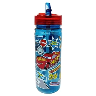 Bild av CARTOON Tritan Cars Disney flaska med hopfällbar pip för barn, 580 ml, BPA fri