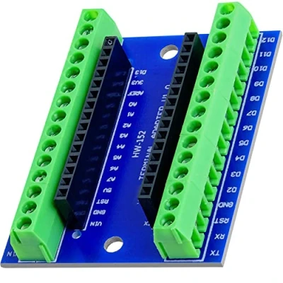 Bild av AZDelivery Nano V3.0 Terminal Adapter Board med Skruvplintar, Module kompatibel Arduino inklusive en E Book!