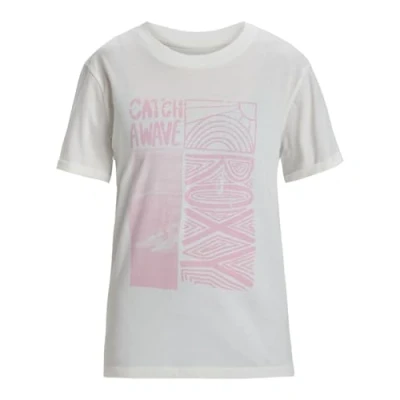 Bild av Roxy Oceanregular Poster Tshirt med print, Storlek: Large, Egret