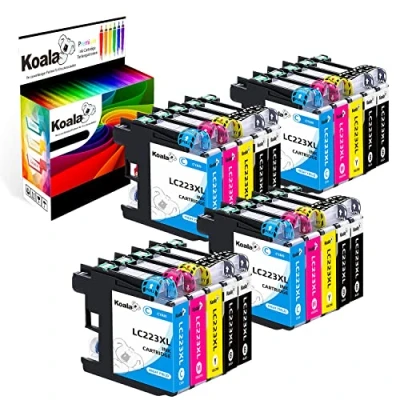 Bild av Koala 20 pack kompatibel bläckpatron för Brother LC223 XL DCP J4120DW J562DW MFC J5320DW J480DW J680DW J4620DW J5620DW J5625DW (svart cyan magenta gul gul)