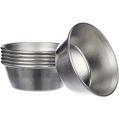 Bild av Moules à Pastèis de Nata IBILI Lot 6 7,5 x 2 cm Gris Antiadhésif