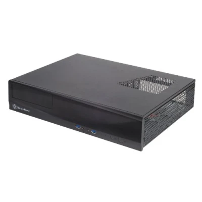 Bild av SilverStone Technology SST ML03B Milo Micro ATX smalt HTPC hölje, svart
