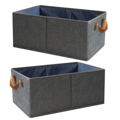 Bild av arrderly 2 pack hopfällbara lådor kläder förvaringslådor jeans förvaring organisatör, för byxor, jeans, jumper, t shirt, behåar, klädförvaring organisatör