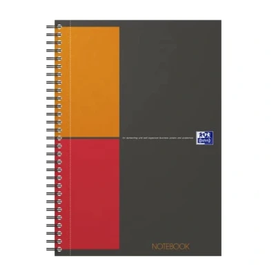 Bild av Oxford Notebook International B5, rutig, 160 sidor, stabilt kartonglock