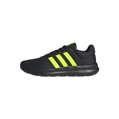 Bild av adidas För Män LITE RACER 4.0 SHOES, core black/lucid lemon/lucid lemon, 44 EU
