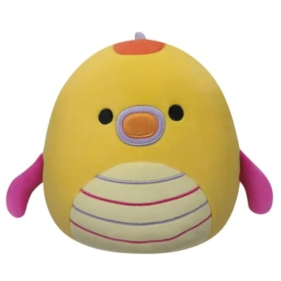 Bild av Squishmallows SQCR05375 19 cm (7,5 tums) Leif den gula sjödragen med randig mage, flerfärgad
