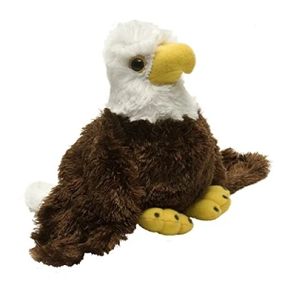 Bild av Wild Republic 15257 16269 Hug&#039;EMS mjuk leksak vithövdad havsörn, gosedjur 18 cm, multi