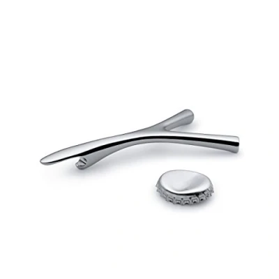 Bild av Alessi FGO06 Virgula Divina flasköppnare rostfritt stål 18/10 glänsande polerad, silver