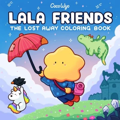 Bild av Lala Friends: Coloring Book for Adults and Teens Featuring Dreamy Characters in Imagined Worlds