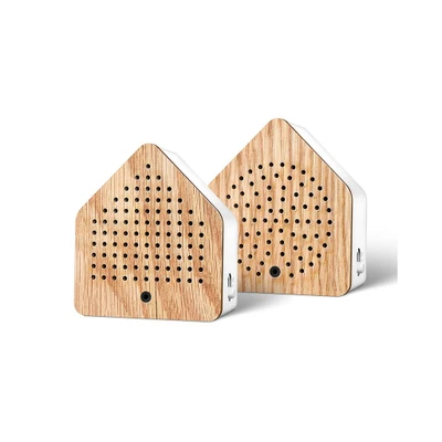 Bild av Relaxound Zirpybox Set of 2 Soundbox Oak W6,9 x H7,7 D3,5 cm