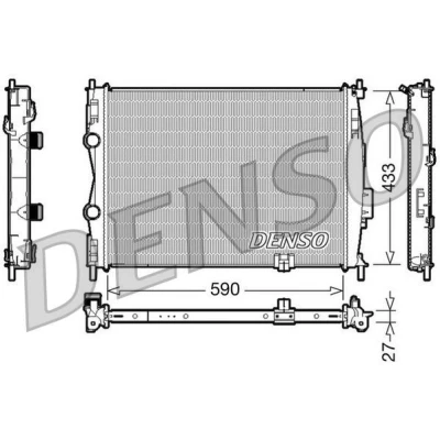 Bild av Kylare, motorkylning Denso DRM46019