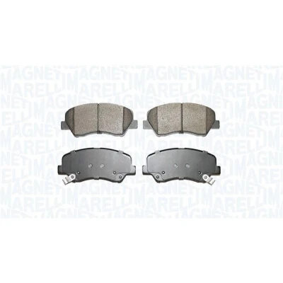 Bild av MAGNETI MARELLI 363916060856 Jeu de plaquettes frein avec indicateur d&#039;usure KIA: RIO 3, 4, 3 Stufenheck, HYUNDAI: i20 II 3/5 portes