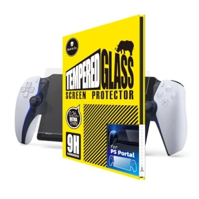 Bild av Skull &amp; Co. High Transparency and Sensitive Tempered Glass Screen Protector for PlayStation Portal (2 PACK)