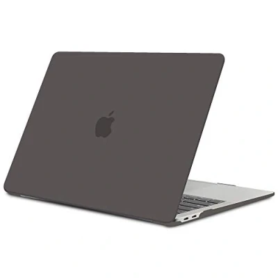 Bild av TECOOL Fodral Kompatibel med MacBook Air 13 2018 2019 2020 (Modell: A2337 M1 / A1932 A2179), Tunt Plastskal Skal Nya 13.3 Retina Touch ID Grå