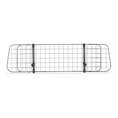 Bild av Relaxdays Hundgaller bil, avdelare universal, justerbar bredd, bilgaller mått H x B: 32 92 136 cm, svart