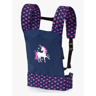 Bild av Bayer Design 62254AA Doll Carrier bärsele docka, justerbara breda, dockor tillbehör, Enhörning