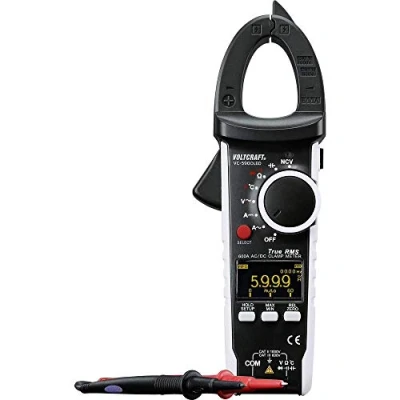 Bild av VOLTCRAFT VC 590OLED digital strömklämma kalibrerad: dusin (utan certifikat) OLED display CAT III 600 V, AC
