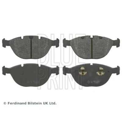 Bild av BLUE PRINT ADB114239 Jeu de plaquettes frein Essieu avant préparé pour indicateur d&#039;usure avec clip piston BMW: X5