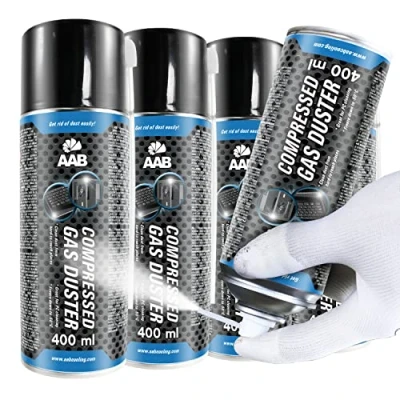 Bild av AABCOOLING Compressed Gas Duster Frysspray till 50*C 400ml Värdepaket 4 st Kall Spray, Frysvätska, Produkt för Att Frysa Rör, Frysningsspray, Frysning av Elektroniska Kretsar
