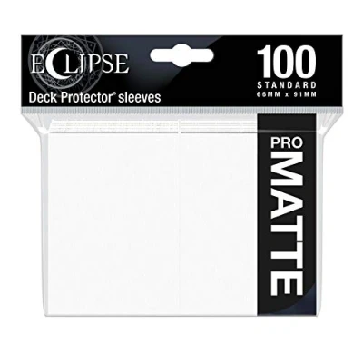 Bild av Ultra Pro E 15612 Eclipse standard matt ärmar 100 pack arktisk vit