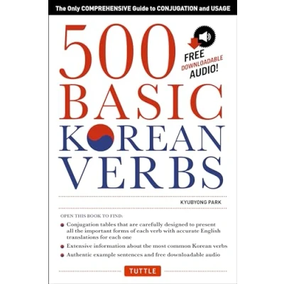 Bild av 500 Basic Korean Verbs (New edition ) /anglais: The Only Comprehensive Guide to Conjugation and Usage (Downloadable Audio Files Included)