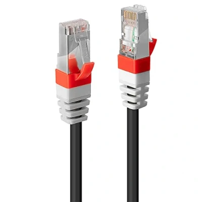 Bild av Cat.6 (A) SSTP/S/FTP PIMF premium patchkabel, 10 GBit, halogenfri, svart, 0,5 m